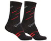VeloToze Active Compression Wool Socks (Black/Red) (S/M)