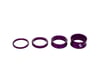 Wolf Tooth Components 1-1/8" Headset Spacer Kit (Purple) (3, 5, 10, 15mm)