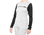 100% Ridecamp Women's Long Sleeve Jersey (Grey/Black) | product-related