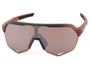 100% S2 Sunglasses (Matte Translucent Brown Fade) (HiPER Silver Mirror Lens) | product-related