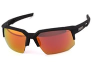 100% Speedcoupe Sunglasses (Soft Tact Black) (HIPER Red Multilayer Mirror Lens) | product-related