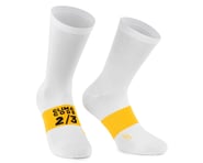 more-results: The Assos Spring Fall EVO Socks are lightly insulated for the cool weather of the spri