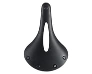 Brooks C19 Carved Cambium Saddle (Black) (Steel Rails) | product-related