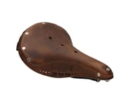 Brooks B17 Softened Women's Saddle (Dark Tan) (Black Steel Rails) | product-related
