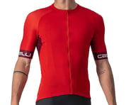 Castelli Entrata VI Short Sleeve Jersey (Red/Bordeaux-Ivory) | product-related
