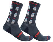 Castelli Men's Pazzo 18 Socks (Savile Blue) | product-related