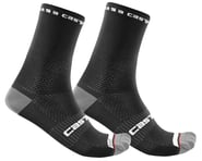 Castelli Rosso Corsa Pro 15 Sock (Black) | product-related