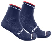 more-results: Castelli's best performance cycling sock, the Rosso Corsa Pro 9 Sock features cool mes