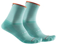 Castelli Women's Rosso Corsa 11 Socks (Skylight/Pop Orange) | product-also-purchased