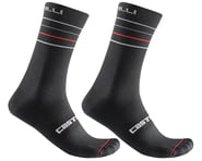 Castelli Endurance 15 Socks (Black/Silver Grey/Red) | product-related