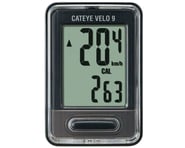 more-results: This is the CatEye Velo 9 Cycling Computer. The Velo 9 is an entry level, 9 function c