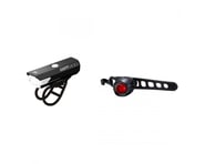 more-results: Entry level commuter light set with USB rechargeable 200 lumen headlight and safety mi