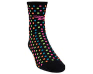 DeFeet Women's Aireator 4" Spotty Sock (Black) | product-related