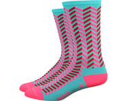 DeFeet Aireator 6" Barnstormer Vibe Socks (Neptune/Flamingo Pink) | product-related