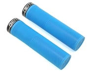Deity Knuckleduster Lock-On Grips (Blue) | product-related