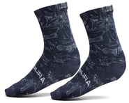 more-results: Endura Grid Floral LTD Print Sock (Black)