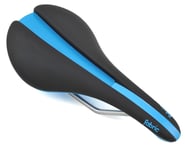Fabric Line Shallow Elite Saddle (Black/Blue) (Chromoly Rails) | product-related