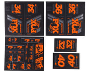 Fox Suspension Heritage Decal Kit (Orange) | product-related