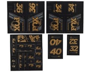 Fox Suspension Heritage Decal Kit for Forks & Shocks (Gold) | product-related