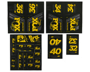 Fox Suspension Heritage Decal Kit for Forks & Shocks (Yellow) | product-related