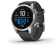 Garmin Fenix 7S GPS Smartwatch (Silver + Graphite Band) (Standard) | product-related