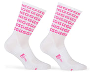 Giordana FR-C Tall "G" Socks (White/Fluo Pink) | product-related