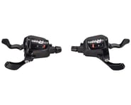 more-results: Microshift R11 Road Flat Bar Trigger Shifter Set (Black) (Pair) (2 x 11 Speed)