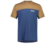 Mons Royale Men's Redwood Enduro VT Short Sleeve Jersey (Toffee/Dark Denim) | product-related