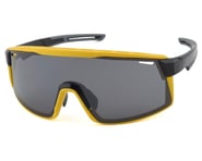 Optic Nerve Fixie Max Sunglasses (Black/Yellow) (Smoke/Silver Flash Lens) | product-related