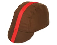 Pace Sportswear Classic Cycling Cap (Chocolate w/ Red Tape) | product-related