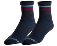Pearl Izumi Merino Wool Socks (Navy/Adobe Stripe) | product-related