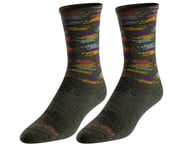 Pearl Izumi Merino Wool Tall Socks (Forest Upland Dash) | product-related