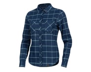Pearl Izumi Women's Rove Long Sleeve Shirt (Navy/Aquifer Plaid) | product-related