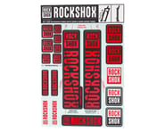 more-results: RockShox Fork Decal Kit (Red)