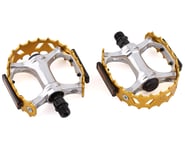 SE Racing Bear Trap Pedals (Silver/Gold) (9/16") | product-related