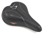 Serfas Elements Reactive Gel Women's Comfort Saddle (Black) (Steel Rails) | product-related