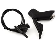 more-results: The Shimano 105 shift/brake lever features Di2 electronic shifting for the first time,