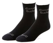 Sockguy 3" Socks  (Cancer Sucks) (Black) | product-related