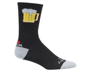 more-results: The Sock Guy SGX Tallboy Socks have a foam capped beer mug on the cuff. We'll drink to