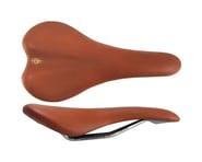 Soma Ensho Leather Saddle (Brown) (Chromoly Rails) | product-related