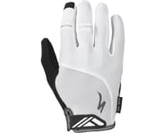 Specialized Body Geometry Dual-Gel Long Finger Gloves (White) | product-related