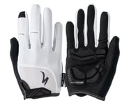 Specialized Women's Body Geometry Dual-Gel Long Finger Gloves (White) | product-related