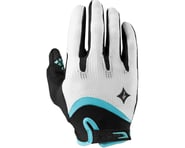 Specialized Women's Body Geometry Gel Long Finger Gloves (White/Lt Teal) | product-related