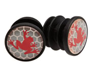 more-results: This is a pair of SRAM Road Handlebar End Plugs with reflective "make the leap frog" l