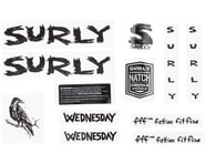 more-results: Surly Wednesday Frame Decal Set (Black w/ Crow)