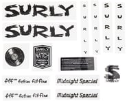 more-results: Surly Midnight Special Frame Decal Set (Black w/ Record)