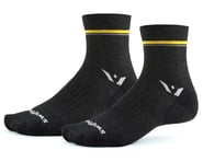 Swiftwick Pursuit Four Ultralight Socks (Retro Stripe/Charcoal) | product-related