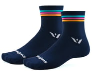 Swiftwick Aspire Four Socks (Navy Stripe) | product-related