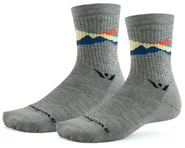 Swiftwick Pursuit Hike Six Medium-Weight Socks (Sunset Peaks) | product-related