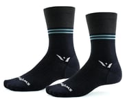 more-results: Swiftwick Pursuit Seven Ultralight Socks (Block Stripe Black)